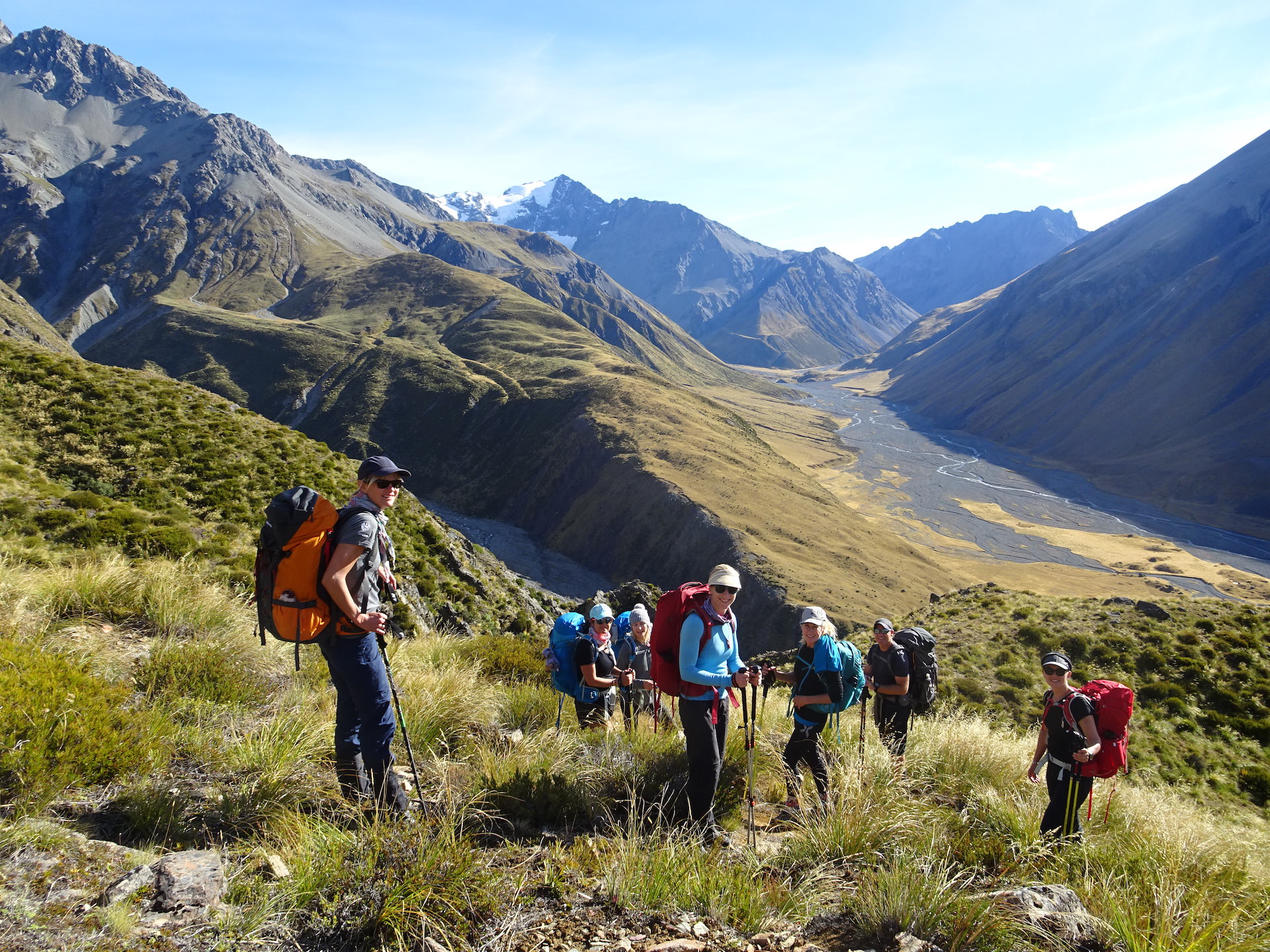 Hiking to Lady Emily Hut Lake Tekapo